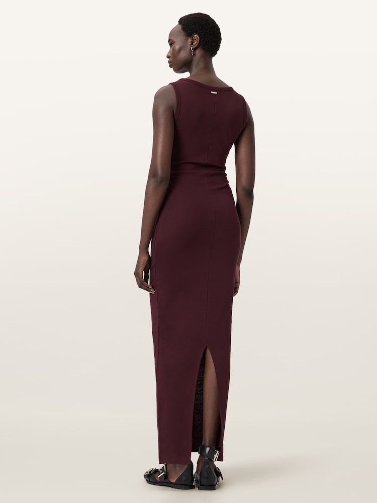 AllSaints Red Katarina Dress - Image 2 of 6 AllSaints Red Katarina Dress - Image 2 of 6