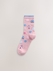 Seaside Conversational Ankle Socks 4 Pack - Image 4 of 7