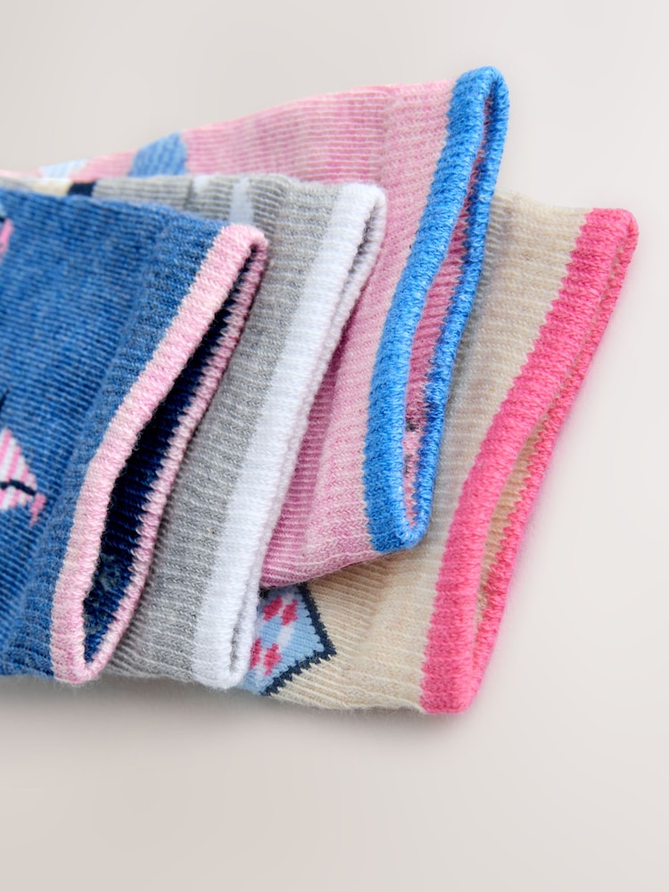 Seaside Conversational Ankle Socks 4 Pack - Image 7 of 7 Seaside Conversational Ankle Socks 4 Pack - Image 7 of 7