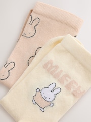 Oatmeal/Neutral Miffy License Ankle Socks 2 Pack - Image 4 of 5