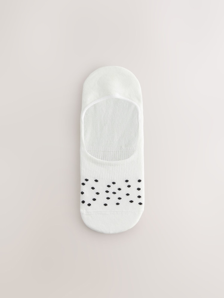 Monochrome Spots/Stripe - Αόρατες κάλτσες πακέτο 5 - Εικόνα 2 από 8