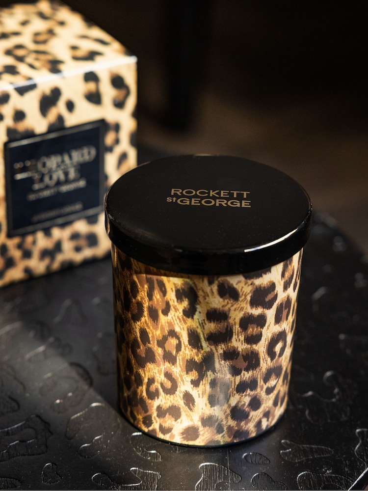 Rockett St George Violet and Musk Leopard Love Fragranced Candle - Image 2 of 3 Rockett St George Violet and Musk Leopard Love Fragranced Candle - Image 2 of 3