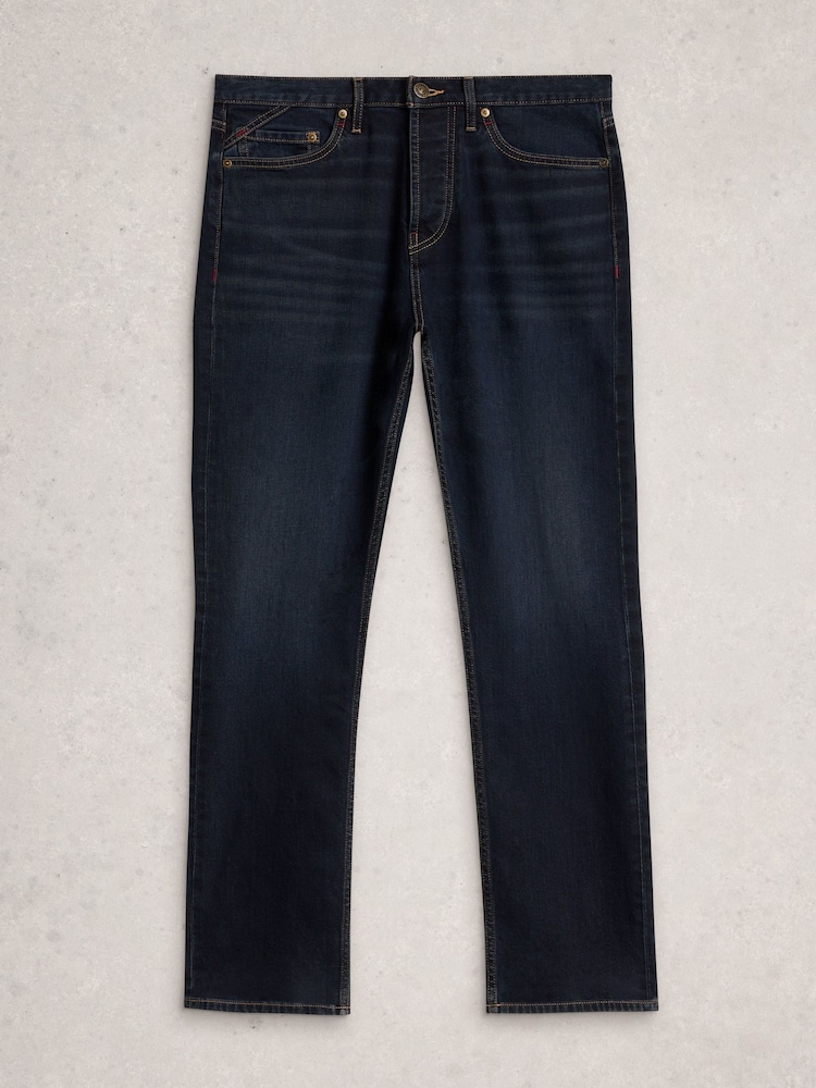 White Stuff Dark Blue Eastwood Straight Jeans - Image 1 of 2 White Stuff Dark Blue Eastwood Straight Jeans - Image 1 of 2