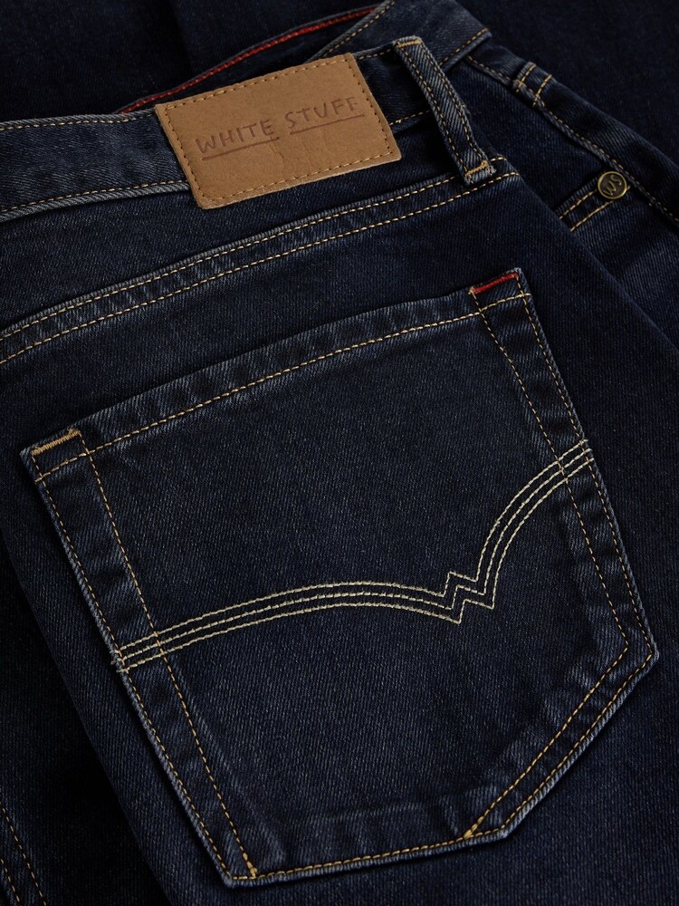 White Stuff Dark Blue Eastwood Straight Jeans - Image 6 of 6