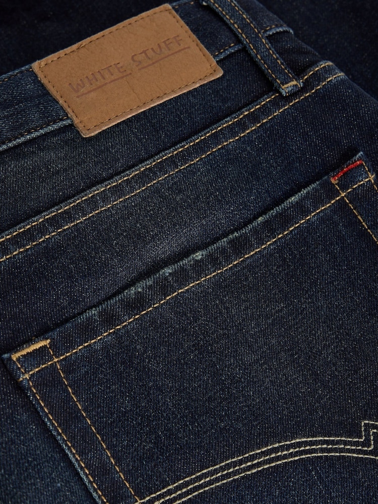 White Stuff Blue Marl Eastwood Straight Jeans - Image 6 of 6 White Stuff Blue Marl Eastwood Straight Jeans - Image 6 of 6