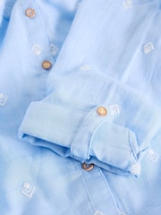 White Stuff Blue Sophie Cotton Shirt - Image 6 of 6