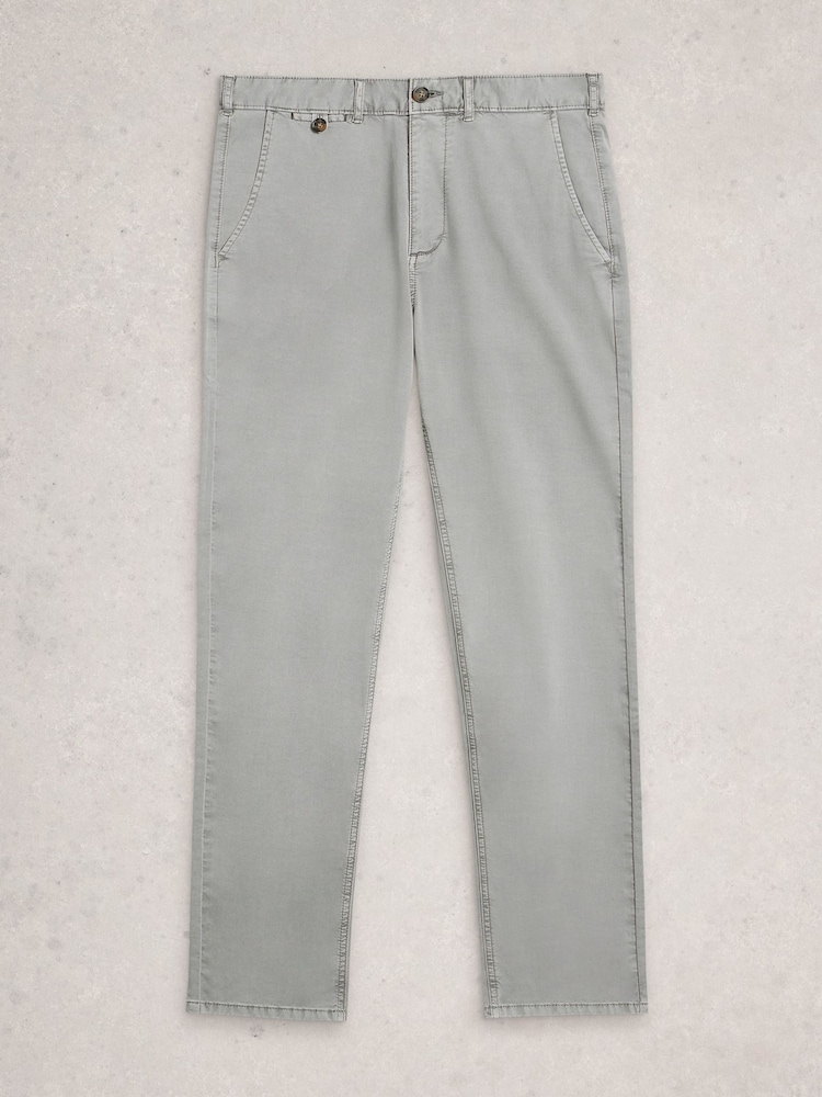 אפור בהיר - White Stuff מכנסי צ'ינו, דגם Sutton - תמונה 1 מתוך 2 אפור בהיר - White Stuff מכנסי צ'ינו, דגם Sutton - תמונה 1 מתוך 2