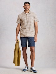 White Stuff White Hadley Stripe Polo Shirt - Image 3 of 6