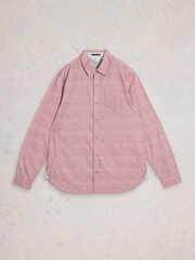 White Stuff Finsbury Weave Print Shirt - Image 1 of 2