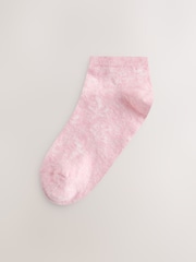 Pastel Floral Trainer Socks 4 Pack - Image 5 of 7