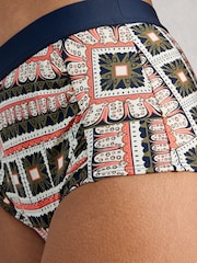 White Stuff Blue Verity High Waist Bikins Bottoms - Image 4 of 6