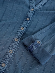 White Stuff Blue Annie Indigo Jersey Shirt - Image 6 of 6