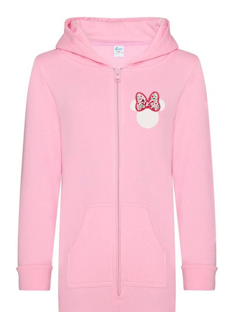 Brands In Pink Disney Minnie Mouse Flowers Onesie - Image 1 of 4 Brands In Pink Disney Minnie Mouse Flowers Onesie - Image 1 of 4