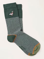 FatFace Green Duck Socks - Image 1 of 2
