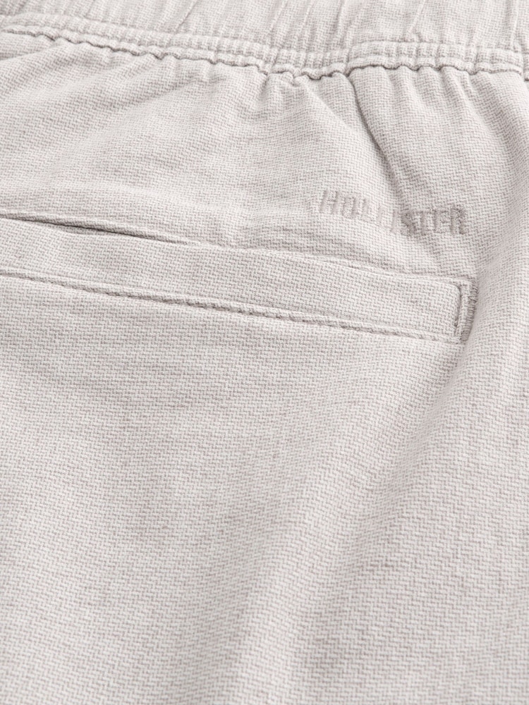 Hollister Cream Linen Blend Loose Pull-On Trousers - Image 3 of 3 Hollister Cream Linen Blend Loose Pull-On Trousers - Image 3 of 3