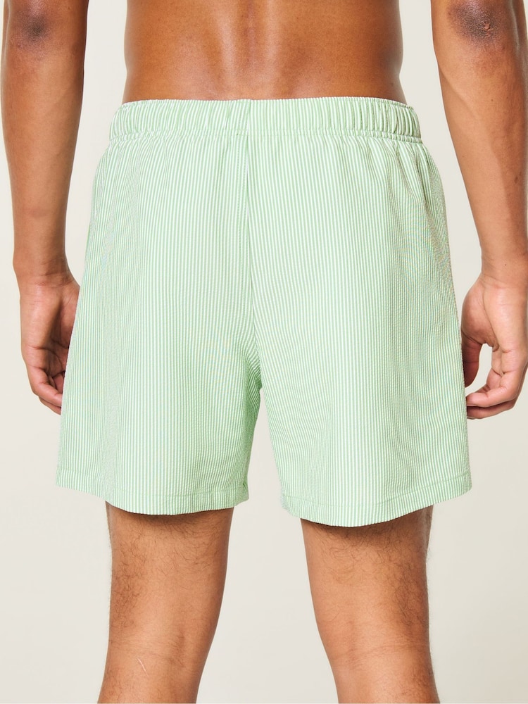 Hollister Mid-Thigh Seersucker Volley Swim Shorts - Изображение 2 4 Hollister Mid-Thigh Seersucker Volley Swim Shorts - Изображение 2 4