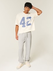 Hollister Baggy Fit Cuffed Hem Joggers - Image 3 of 5
