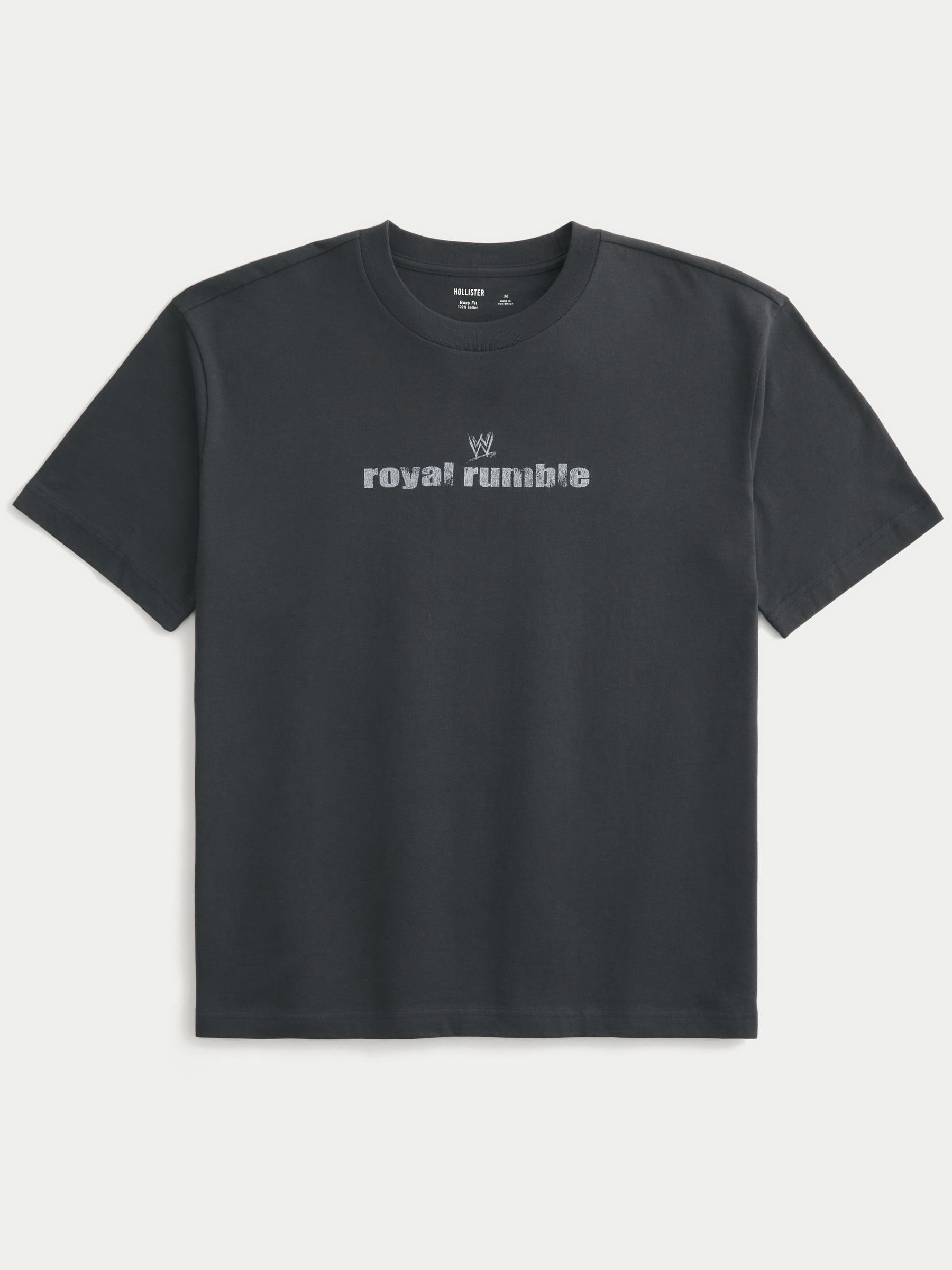 Buy Hollister Grey Boxy Wwe Royal Rumble Graphic T-Shirt from Next USA
