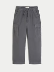 رمادي - Hollister Relaxed Cargo Joggers - صورة 6 من 6