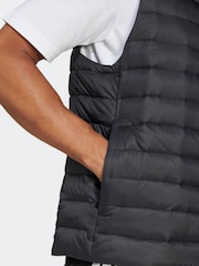 adidas Black Helionic Light Gilet - Image 4 of 6