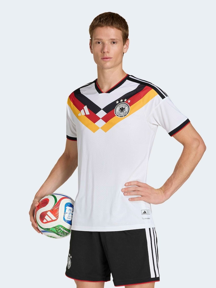 adidas White Germany 26 Home Authentic Football Shirt - Image 1 of 8