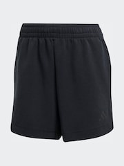 adidas Black Soft Lux Loose Shorts - Image 6 of 6