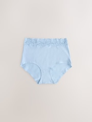 Pastels - Lot de 7 culottes en coton et dentelle - Image 10 sur 13