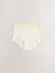 Pastels - Lot de 7 culottes en coton et dentelle - Image 11 sur 13