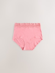 Pastels - Lot de 7 culottes en coton et dentelle - Image 6 sur 13
