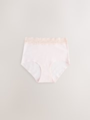 Pastels - Lot de 7 culottes en coton et dentelle - Image 9 sur 13