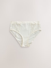 Plum Purple High Waist Modal & Lace Knickers 3 Pack - Image 7 of 9