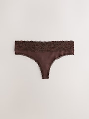 Multi Thong Modal Blend Rib Knickers 7 Pack - Image 10 of 13