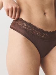 Multi Thong Modal Blend Rib Knickers 7 Pack - Image 3 of 13