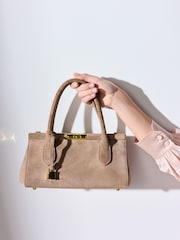 Nude Tabitha Simmons X Next Around Town Suede Bag - Image 3 of 11