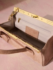 Nude Tabitha Simmons X Next Around Town Suede Bag - Image 8 of 11