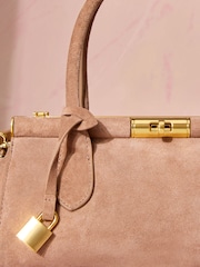 Nude Tabitha Simmons X Next Around Town Suede Bag - Image 9 of 11