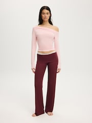 Rosa - Cotton On Dreamy Soft Off The Shoulder Long Sleeve Top - Imagen 3 de 4