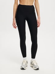 Cotton On Black Fleece Lined Full Length Tights - Image 1 of 5