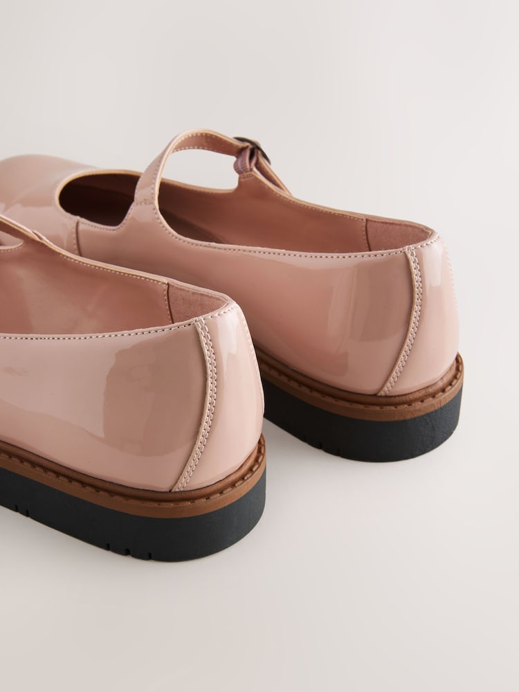 Nude Forever Comfort® Chunky Sole Mary Jane Shoes - Image 8 of 8