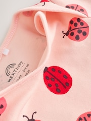 Red Ladybird Long Sleeve Baby Bodysuits 5 Pack - Image 12 of 13