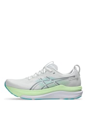 ASICS White/Blue Gel-Kayano 33 Running Trainers - Image 3 of 8