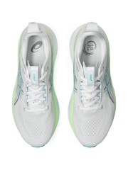 ASICS White/Blue Gel-Kayano 33 Running Trainers - Image 7 of 8