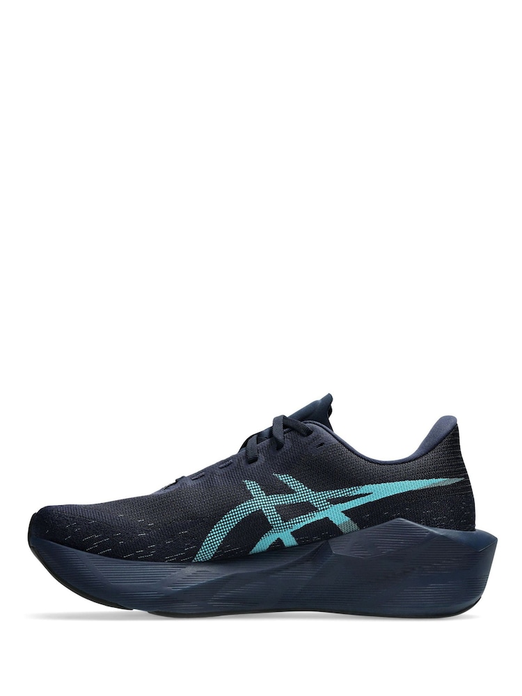 ASICS Black/Green Novablast 6  Running Trainers - Image 2 of 7