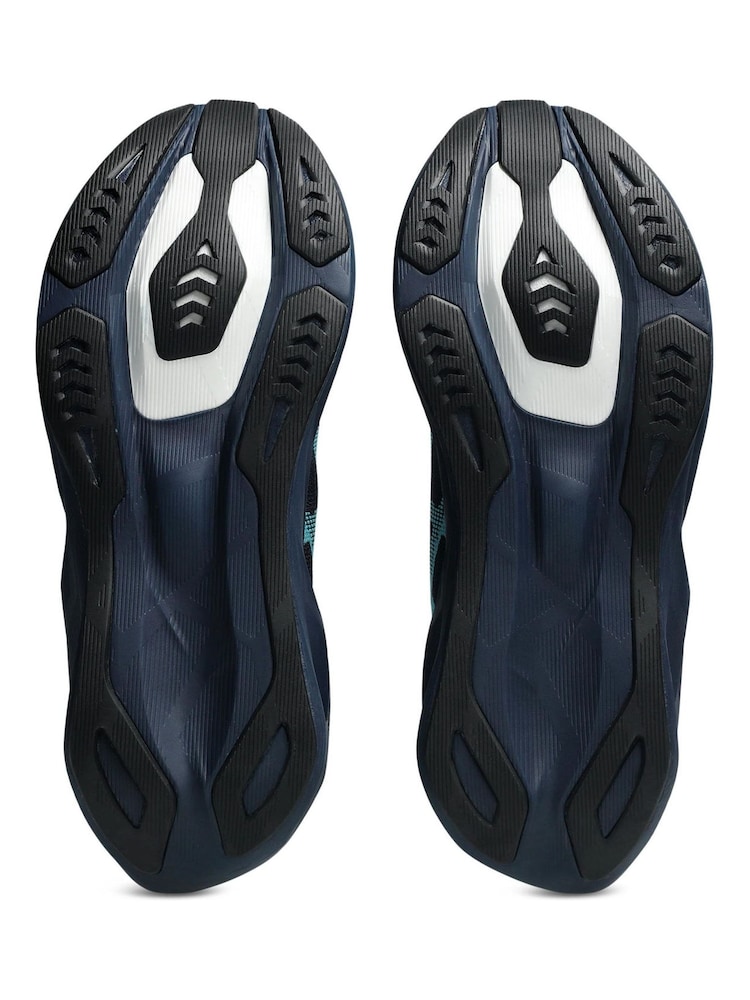 ASICS Black/Green Novablast 6  Running Trainers - Image 7 of 7