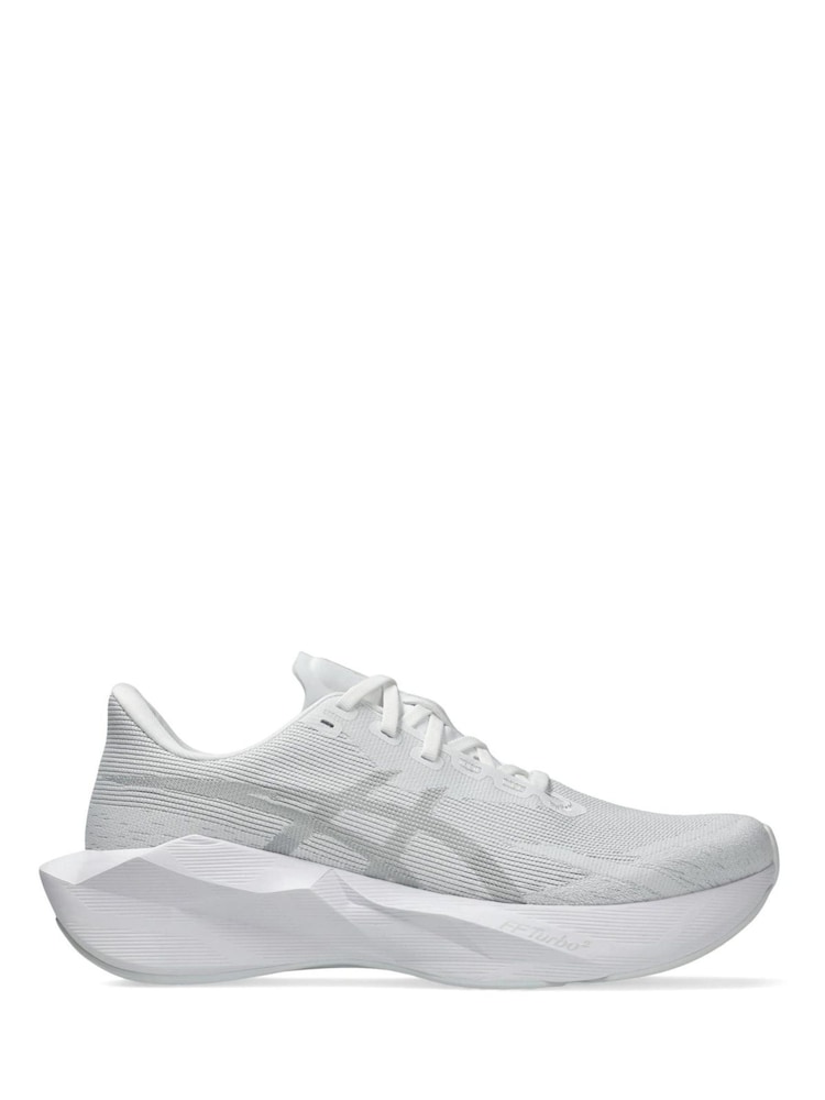 ASICS White Novablast 6 Running Trainers - Image 1 of 8