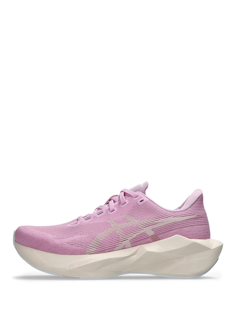 ASICS Pink/White Novablast 6 Running Trainers - Image 2 of 7 ASICS Pink/White Novablast 6 Running Trainers - Image 2 of 7