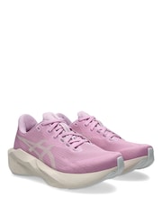 ASICS Pink/White Novablast 6 Running Trainers - Image 3 of 7