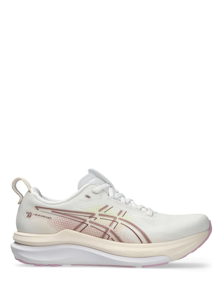 ASICS White Ground Gel-Kayano 3 Running Trainers - Image 1 of 8
