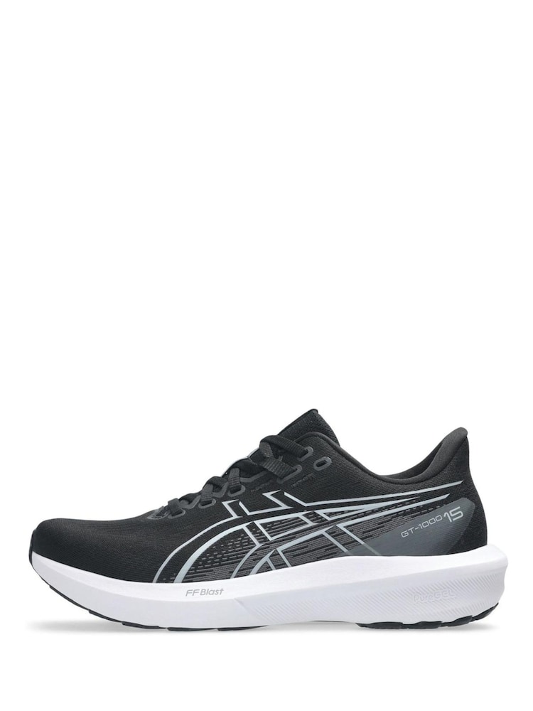 Melns/balts - ASICS Gt-1000 15 skriešanas apavi - Attēls 2 no 7
