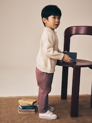 Soft Red Stretch Chino Trousers (3mths-7yrs) - Image 5 of 10
